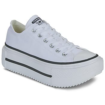 Lage Sneakers Converse Baskets Chuck Taylor All Star Lift Double Stack Blanc