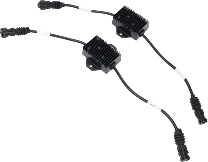 Set van 2 Aspock LED converter / control box 5 polige aansluiting - 12/24V
