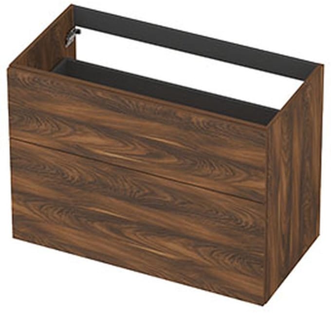 INK - Onderkast 2L A-sym Decor Tbv Grepen - 900x450x650 Mm - Noten