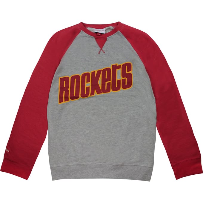 Mitchell & Ness Houston Rockets NBA Turf Fleece Crew Heren Sweater