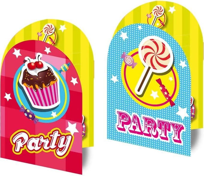 Have a Sweet Birthday Uitnodigingen, 8st.