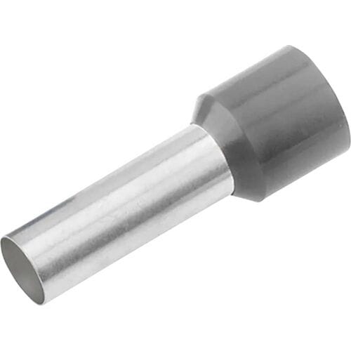 Cimco 187021 Adereindhulzen 4 mm² Deels geïsoleerd Grijs 100 stuk(s)