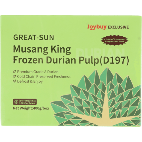 Great-Sun Musang King durianpulp 400 g