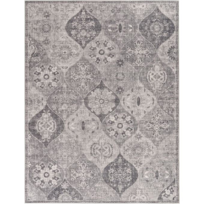 Wasbaar tapijt Sami grijs  200x280 cm
