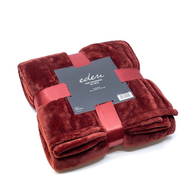 Eden Plaid Flanel Rood 130x180cm