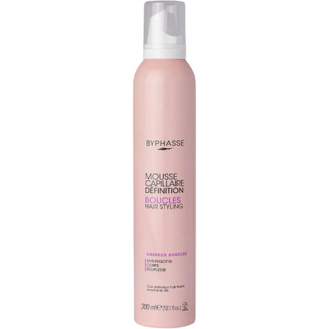 Byphasse, Active Curl, Mousse Coiffante, Pour le Coiffage, Fixation Forte, 300 ml