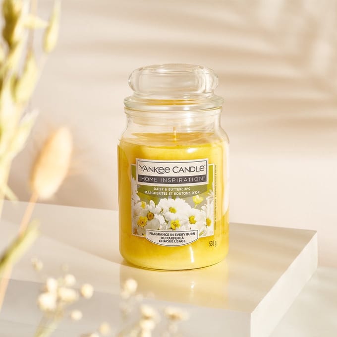 Yankee Candle Home Inspiration - Daisy & Buttercups - 150 branduren