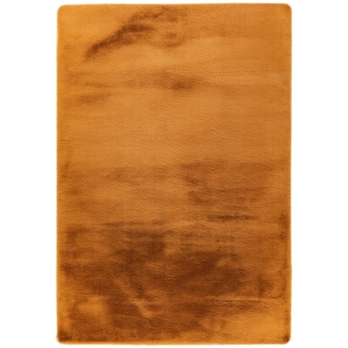Muratap Fluffy vloerkleed geel- 160x230 cm