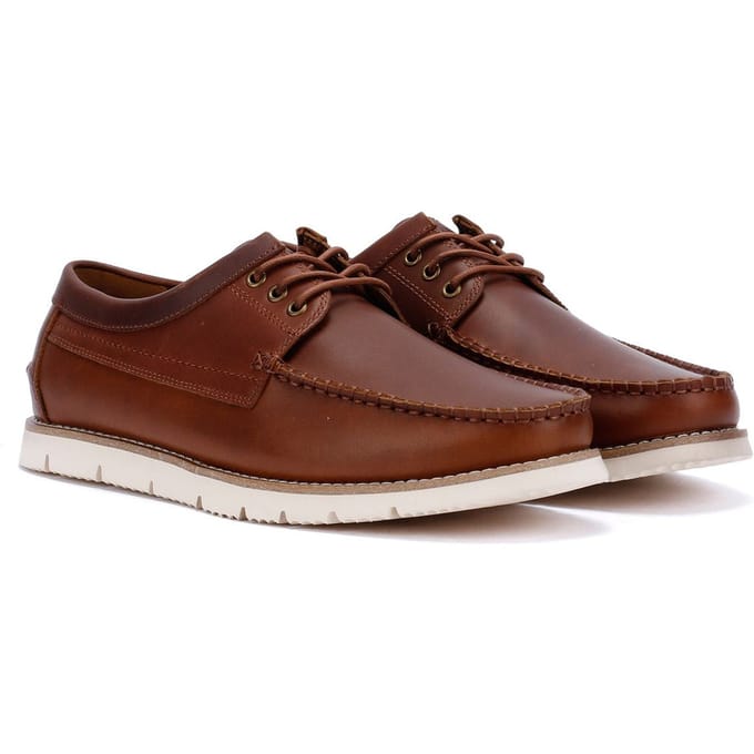 Ben Sherman Soho Heren Veterschoenen Van Bruin Suède