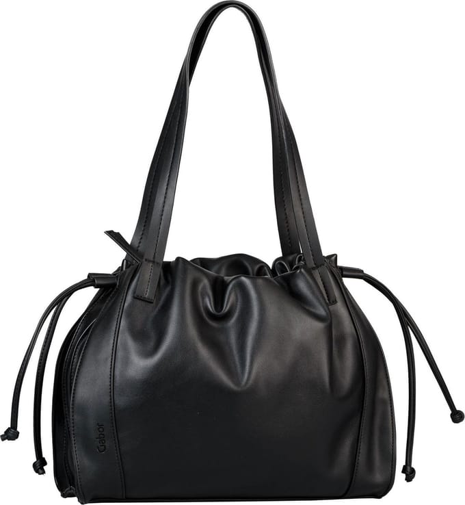 Gabor Schoudertas KRIS Zip Shopper Black Zwart