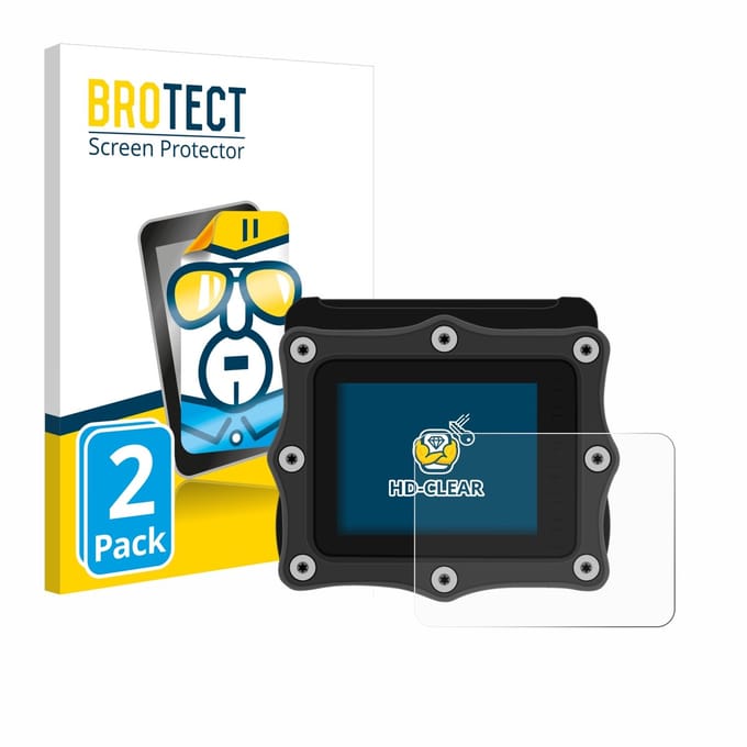 BROTECT - Screenprotector voor Shearwater Perdix dive computer - Folie Beschermfolie transparant 2 Stuks