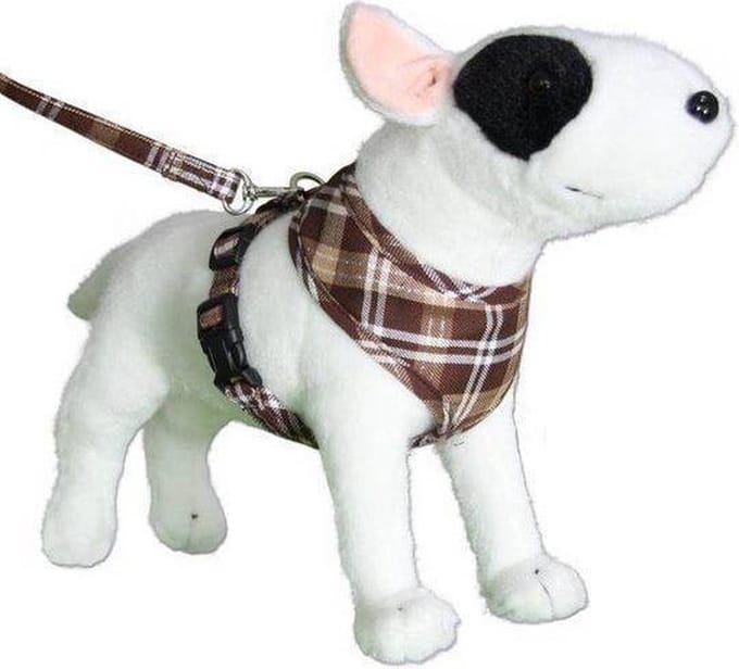 Doxtasy Tuigje Hondentuig Round Loop Harness Scottish Brown Maat L