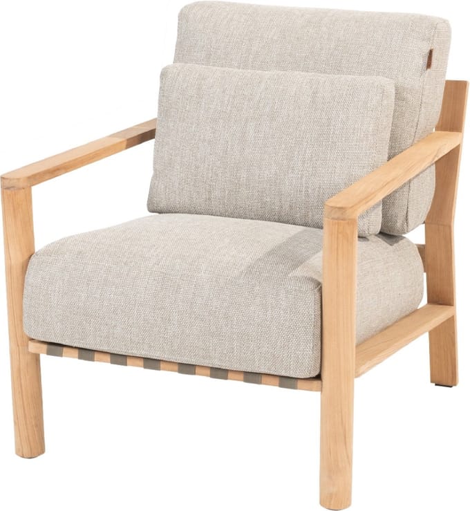 4 Seasons Lucas loungestoel (1 stuk) - teakhout