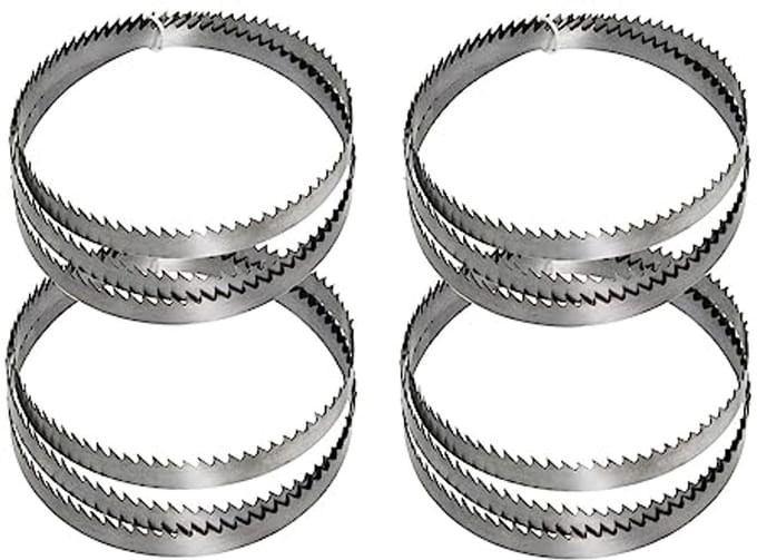 Set van 4 lintzaagbladen 1140 x 13 x 0,65 voor metaalbewerking