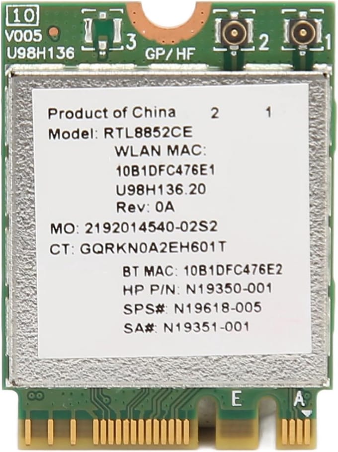 Krachtige WiFi 6E Draadloze Kaart 5374 Mbps NGFF M.2 Adapter met Bluetooth 5.3