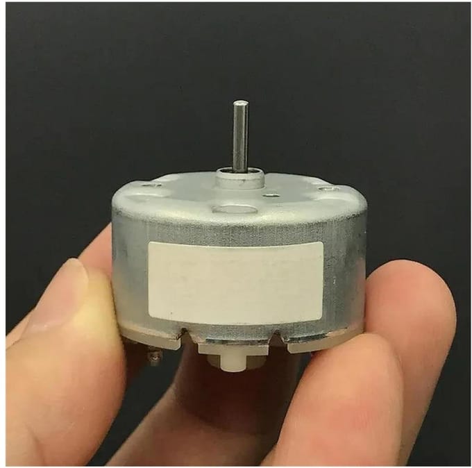 DC Motor - Mini Motor - CD DVD Speler - Laag Stroomverbruik - 32 mm Diameter - Zilver