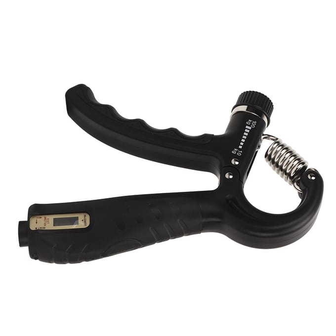 Grip Strength Trainer R-vormige verstelbare handgreepversterker Handknijper voor spieropbouw black