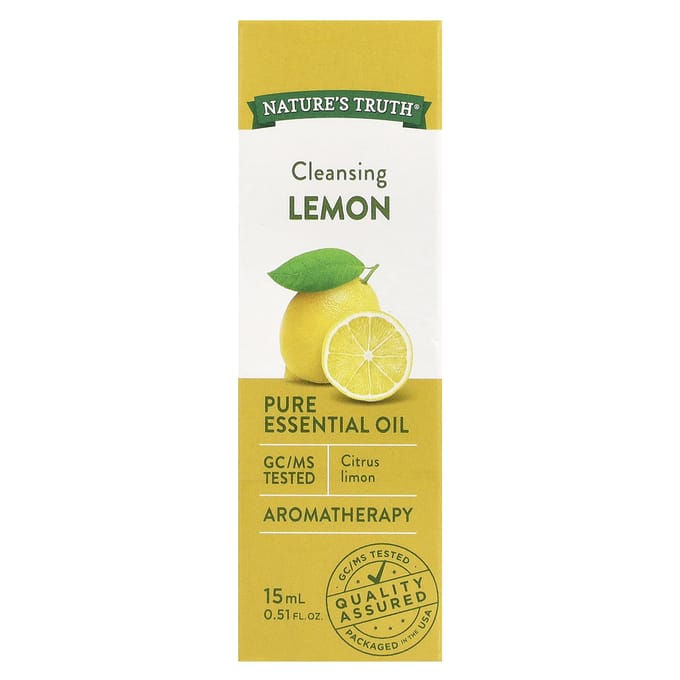 Nature'S Truth, Pure Essential Oil, Cleansing Lemon, 15Ml(0.51Fl Oz)