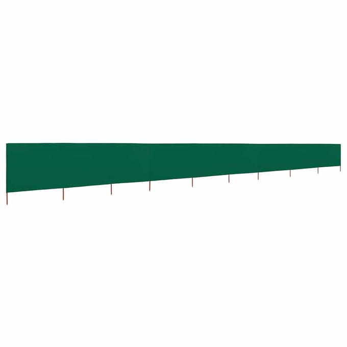 vidaXL - Windscherm - 9-panelen - 1200x120 - cm - stof - groen