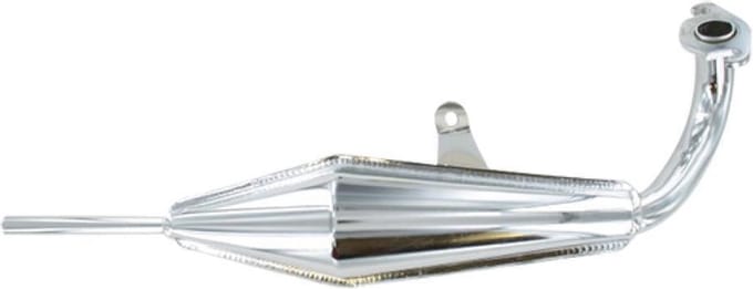 Chromen fluitdemper voor peugeot 103 vogue bromfiets, nieuw