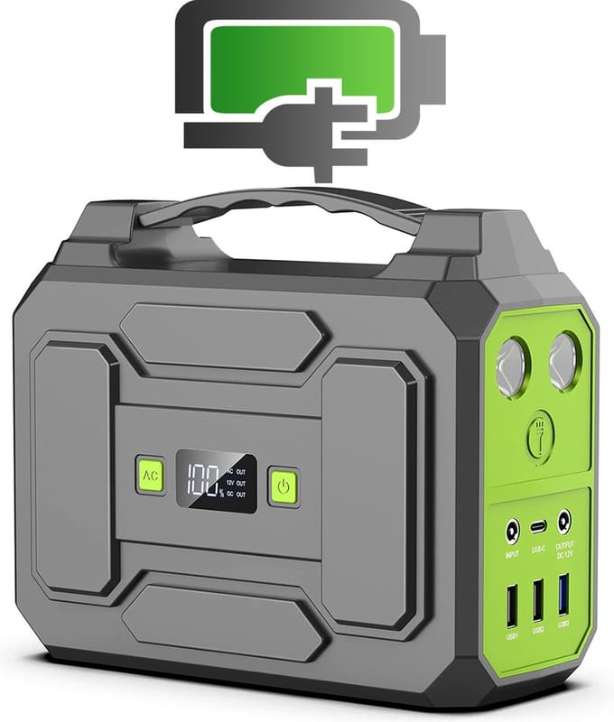 MKSS® Powerstation - Generator - Grijs met Groen