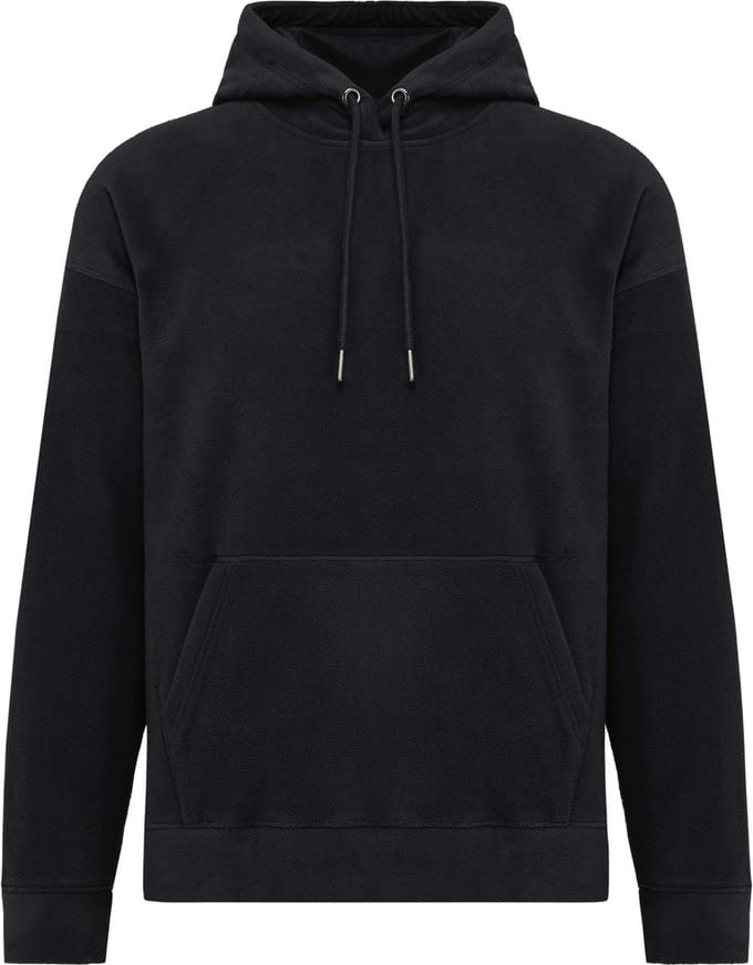 Kariban Oversized uniseks sweater met capuchon van gerecycleerd fleece K949 - Black - 3XL