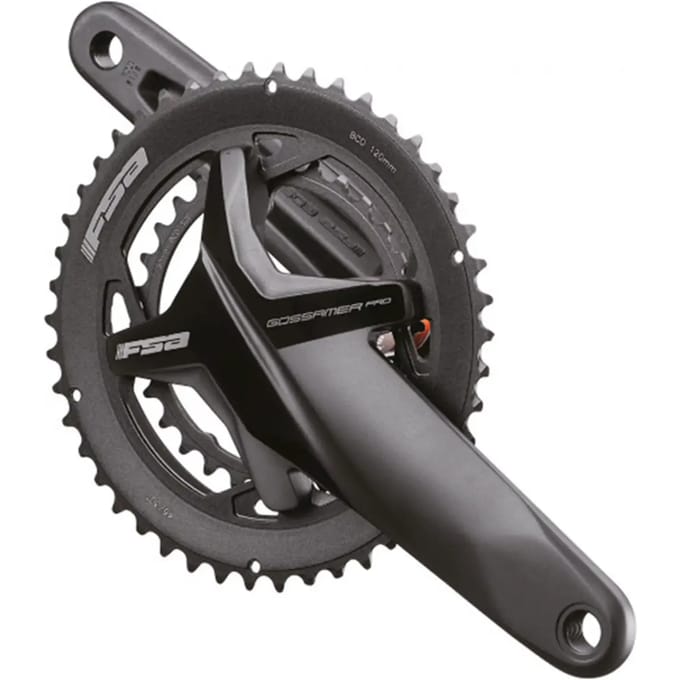 Fsa Gossamer Pro Bb286 Evo 120/90 Bcd Crankstel Zwart 172.5 mm / 53/39t
