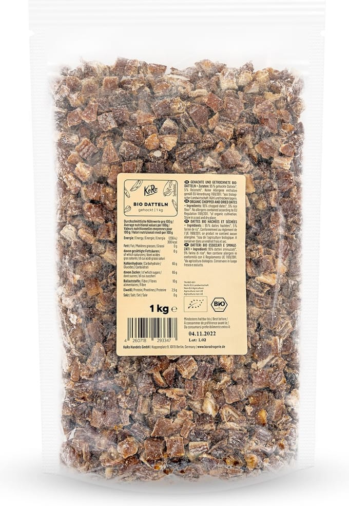 KoRo | Bio gehakte dadels 1 kg
