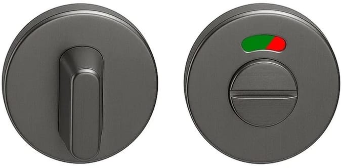DutchLine - WC Sluiting Rond – Gunmetal