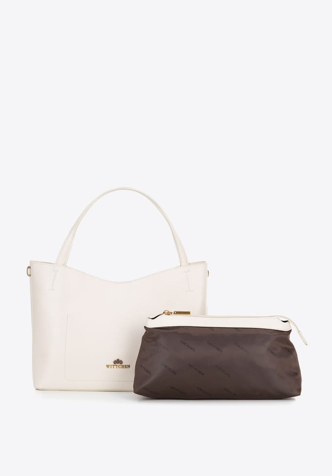 Wittchen - Elegance Serie - Dameshandtas - Verwijderbare Pouch - Natuurlijke Leer