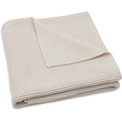 Jollein Baby Deken Wieg - 75x100cm - Basic Knit - Oatmeal