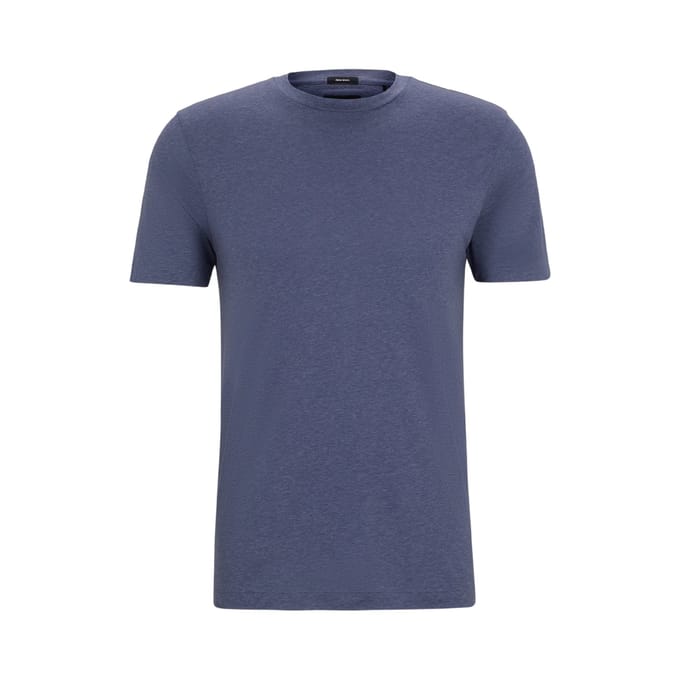 Boss Tessler 62 gemêleerd T-shirt voor heren (Marine)