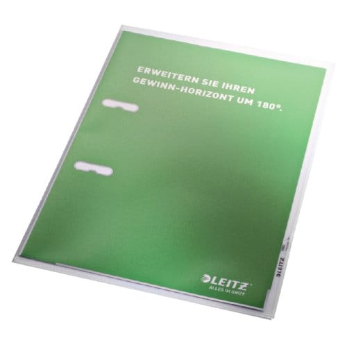 Leitz Hoge Kwaliteit Zichtmap - 30% Gerecycled Plastic - A4 - 100 stuks - Transparant