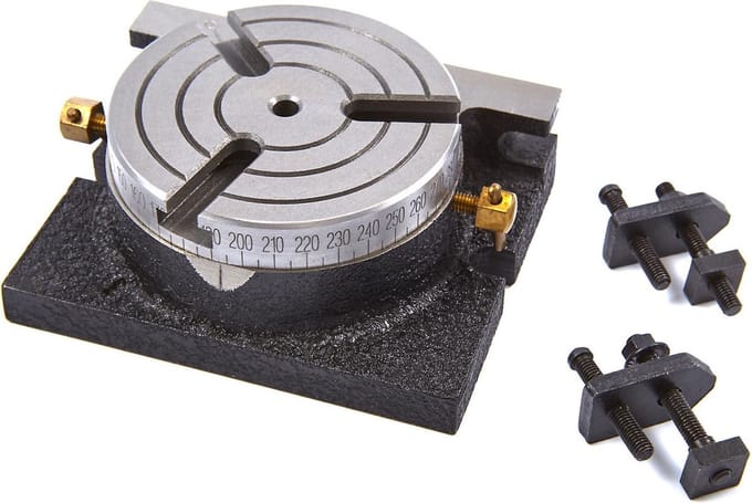 HBM 75 mm Snelverdeeltafel / Indexeertafel met Opspanset
