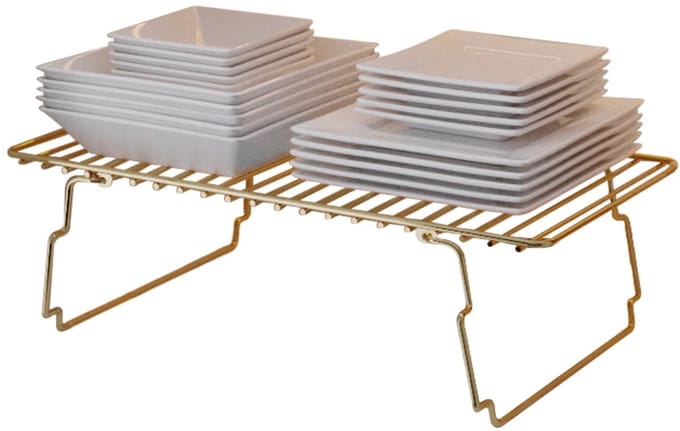 Asir - Wandplank - Goud, 15 x 42 x 19 cm