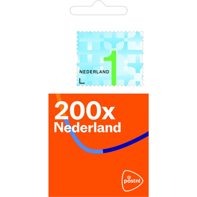 Postzegel Nederland Waarde 1 zelfklevend rol à 200 stuks