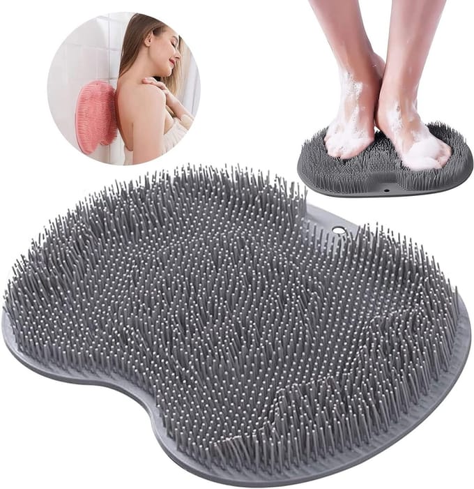 Non-slip Massage Pad voor Rug, Scrub Massager met Zuignappen, Effectieve Rugreiniger en Ontspanner