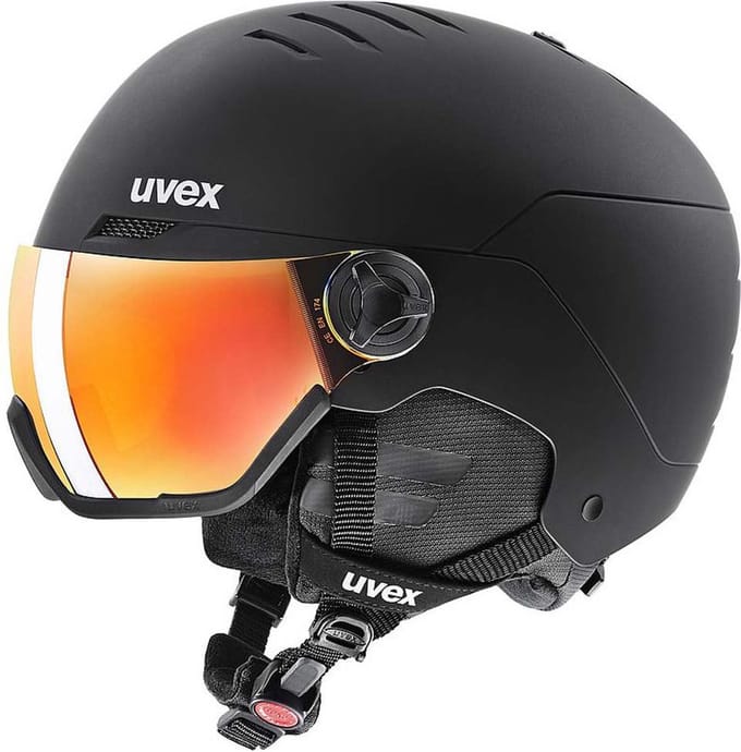 Skihelm Uvex Wanted Visor Black Mat-54 - 58 cm