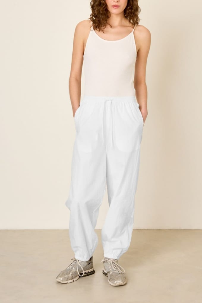 American Vintage Ikino Pant Blanc Taglia: M | Pantaloni da tuta Outlet | Donna
