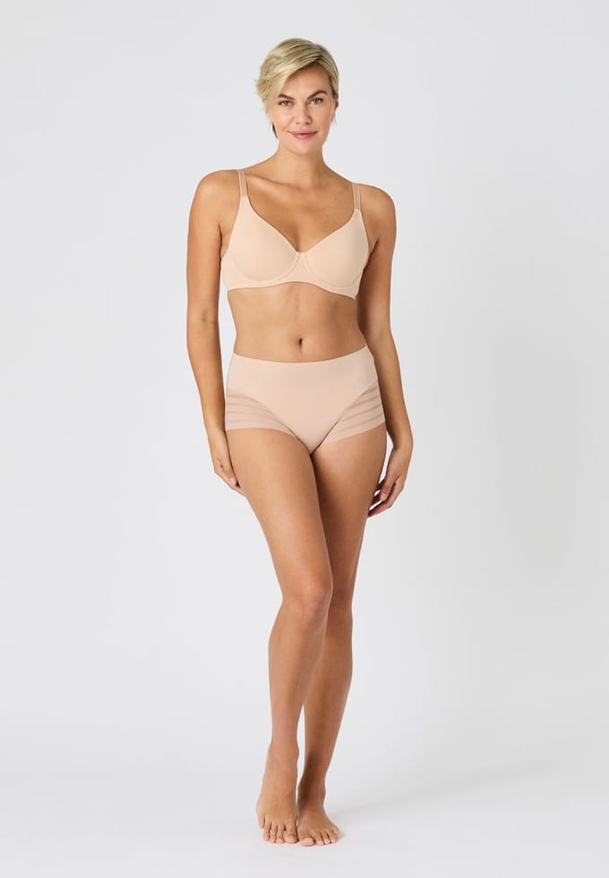 Damart - Voorgevormde beugel bh - Dames - Beige - 100