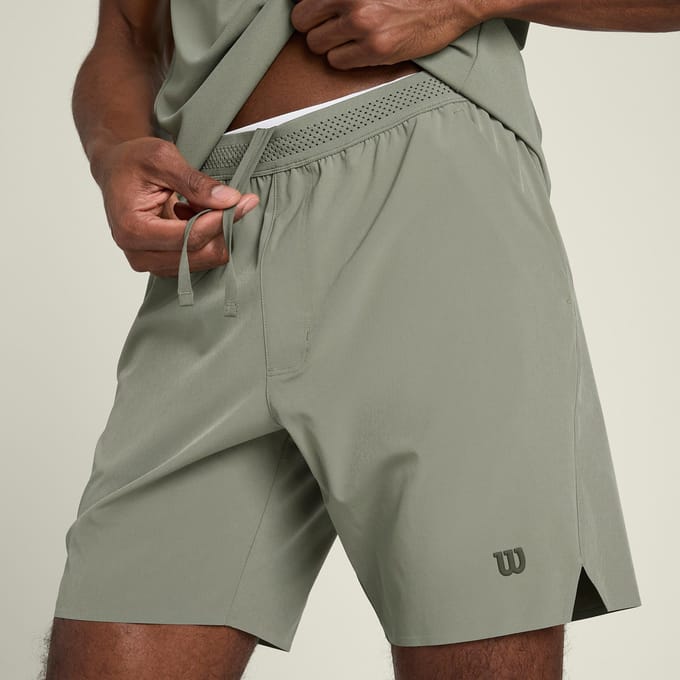 Wilson Tournament 7in Shorts Heren-olijf