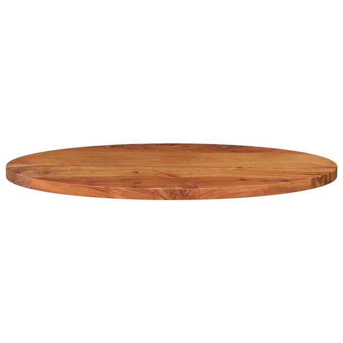 vidaXL - Tafelblad - ovaal - 100x40x2,5 - cm - massief - acaciahout