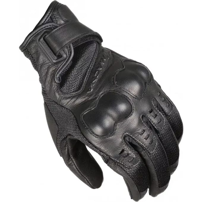 Zomer lederen motorhandschoenen Macna Bold Air