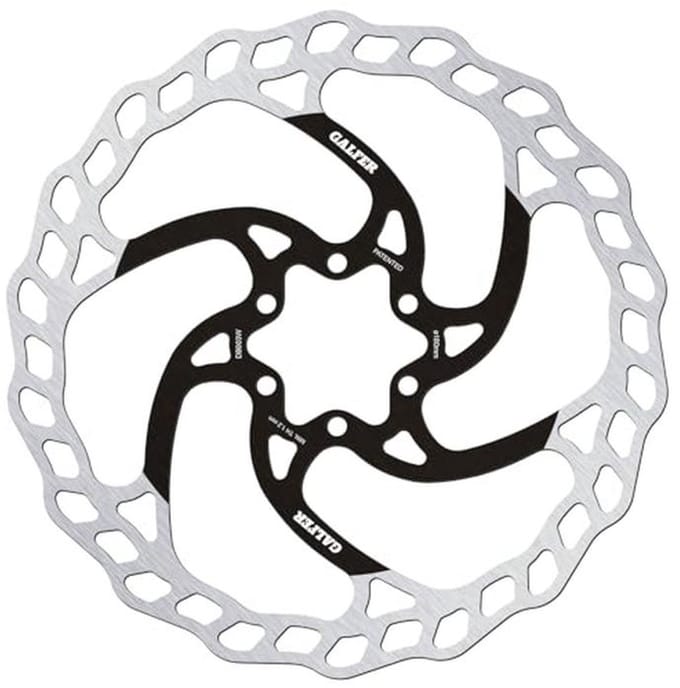 MTB Disc Brake Wave 180 mm - Uniseks, Voor Kinderen - Zilver