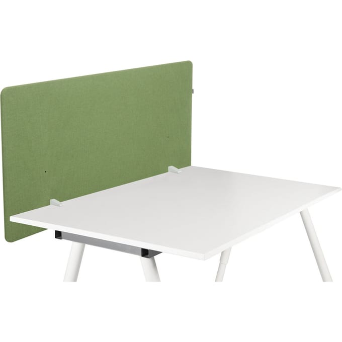 Akoestische tafelscheidingswand FLEXMIUT D1 120 cm groen hjh OFFICE
