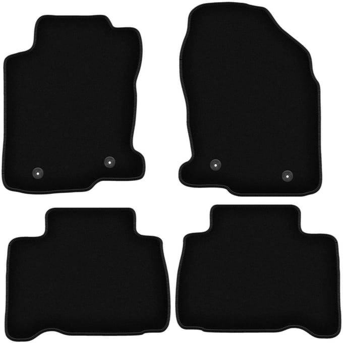 BASIC zwarte velours matten voor: Lexus NX 300H crossover (2014-)