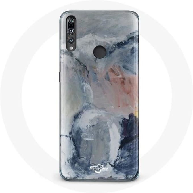 Coque - Huawei - P30 Lite - Souple - Gris - Texture abstraite gris