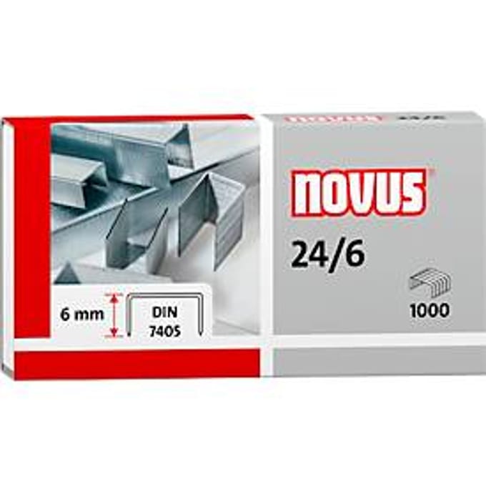 nietjes Novus 24/6 light CH doos a 1000 stuks