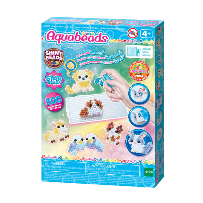 De schattige dieren set- startset- complete set 500 parels in 21 kleuren