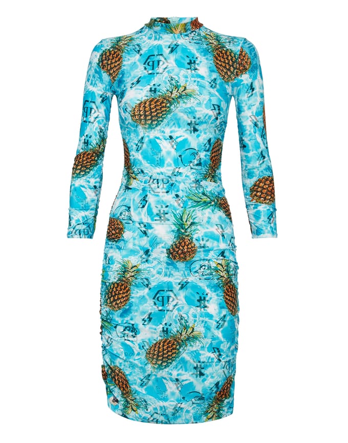 Korte Jurk Pineapple Skies